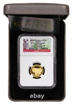 2014 P Australia 1/4 oz Gold Koala Proof $25 Coin NGC PF70 Koala Label SKU66600