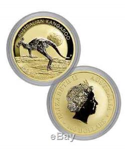 2015 1oz Australian Gold Kangaroo Coin. 9999 Fine BU