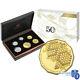 2015 6 Coin Proof Set 50th Anniversary Of Royal Australian Mint Gold Plated 50c