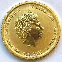 2015 Australia 1/10 Gold Coin Battle Of The Coral Sea In Original Hard Case