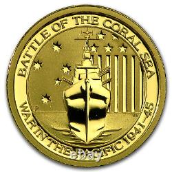 2015 Australia 1/10 oz Gold Battle of the Coral Sea BU SKU #97263