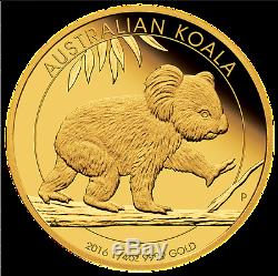 2015 Australian Koala Gold Proof Coin Series 1/4oz Gold