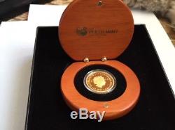 2015 Australian Perth Mint Gold Proof Sovereign Boxed + CoA Stunning Coin