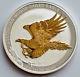 2015 Australian Wedge-tailed Eagle 1oz. 999 Silver Gold Gilded Coin