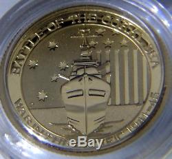 2015 Gold Australia $15 Dollar Battle Of The Coral Sea 1/10 Oz Coin Perth Mint