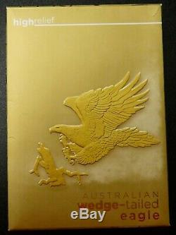 2015-P Australia $100 Gold High Relief Wedge-Tailed Eagle PCGS PR70DCAM bmkep