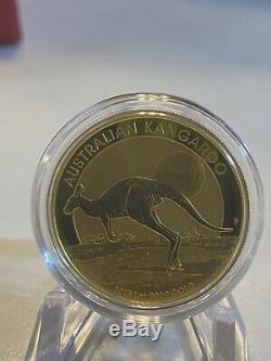 2015 Perth Mint 1 oz Gold Australian Kangaroo $100 Gold Coin. 9999 Fine BU