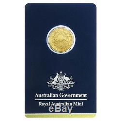 2016 1/10 oz Gold Kangaroo Coin Royal Australian Mint Veriscan. 9999 Fine In As
