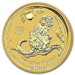 2016 1/2 oz Gold Lunar Monkey Perth Mint