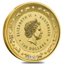 2016 1 oz Gold Lunar Year of the Monkey Coin. 9999 Fine BU Royal Australian
