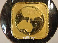 2016 AUSTRALIA $15 Dollars 1/10 oz 9999 Gold Square Coin Global Economy