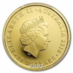 2016 Australia Gold 1/2 Sovereign ($15 Dollars) PR-70 DCAM PCGS