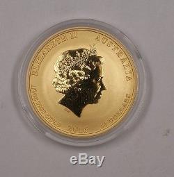2016 Australia Perth Mint $50 Dollar UNC Monkey Gold Coin 1/2 Oz. 999 Fine