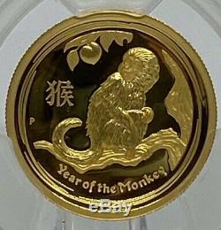2016 Australian Lunar Year of the Monkey Gold/Silver High Relief Set PCGS PR70