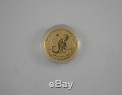 2016 Australian One Tenth Ounce Gold Year of the Monkey Lunar Coin
