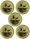 2016-p $15 Pearl Harbor Perth Mint 1/10 Oz. 9999 Gold Coin Lot Of 5