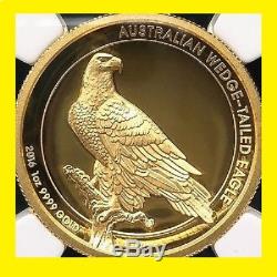 2016 P 1 oz 9999 gold wedge tailed eagle NGC PF 70 UCAM Mercanti MINT BOX COA