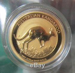 2017 $15 Gold 1/10 Oz. 9999 Gold Australian Kangaroo Coin Lowest Mint 31,029'06