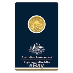 2017 1/10 oz Gold Kangaroo Coin Royal Australian Mint Veriscan. 9999 Fine In