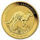 2017 1/4 Oz Gold Australian Kangaroo Coin. 9999 Fine Brilliant Uncirculated Bu