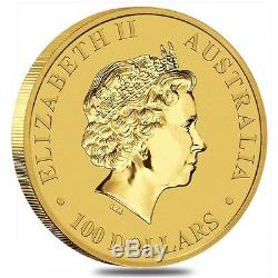 2017 1 oz Australian Gold Kangaroo Perth Mint Coin. 9999 Fine BU