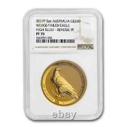 2017 2 oz Gold Proof Wedge Tailed Eagle Reverse Proof PF-70 NGC SKU#205545