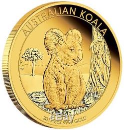 2017 $500 Australian Koala 5oz Gold Proof Coin