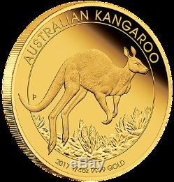 2017 AUSTRALIAN KANGAROO GOLD PROOF FIVE-COIN SET Stunning