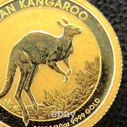 2017 Australia 1/10 oz. 9999 Gold Kangaroo BU SEE MACRO PICS