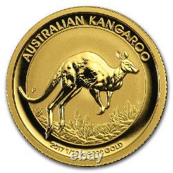 2017 Australia 1/10 oz Gold Kangaroo BU SKU #102646