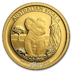 2017 Australia 1/10 oz Gold Koala Proof SKU #152523