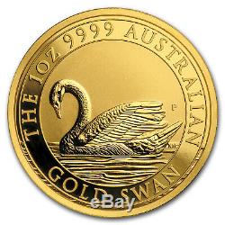 2017 Australia 1 oz Gold Swan MS-70 PCGS (FS, Swan Label)