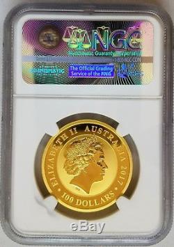 2017 Australia 1 oz Gold Swan NGC MS70 Early Releases
