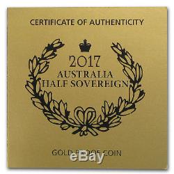 2017 Australia Gold Half Sovereign Proof