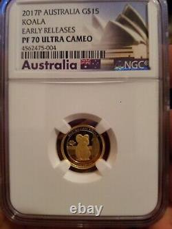 2017 Australian Koala Gold Coin Limited Mintage Ultra Cameo