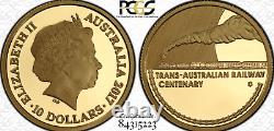 2017-C Australia Trans-Australian Railway $10 Gold PCGS PR69DCAM Mintage 1000