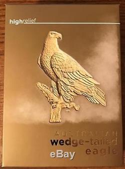 2017 P 2 Oz. Gold Wedge-Tailed Eagle Reverse Proof PF 70 Hand Sign John Mercanti
