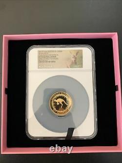 2017 P 2 oz Gold Proof Pink Diamond Edition Australian Kangaroo G$500 NGC PF70