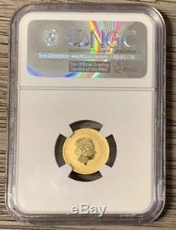 2017-P Australia G$15 Year Of The Rooster Gold Lunar Coin 1/10oz MS70 NGC FDOI