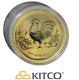2017 The Perth Mint 1 Oz Fine Gold Coin 9999 Year Of The Rooster