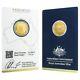 2018 1/10 Oz Gold Kangaroo Coin Royal Australian Mint Veriscan (in Assay)