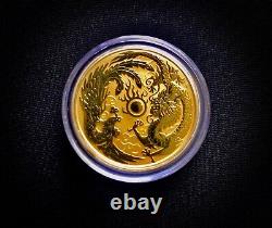2018 1 oz Australian Dragon and Phoenix Gold Coin (BU)