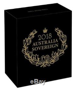2018 $25 Australian Sovereign Gold Proof Coin Perth Mint