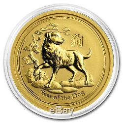 2018 Australia 1/10 oz Gold Lunar Dog BU