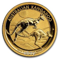 2018 Australia 1/4 oz Gold Kangaroo BU SKU#154311