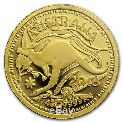 2018 Australia 1/4 oz Gold RAM Kangaroo (In Assay) SKU#158942
