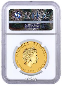 2018 Australia 1 oz Gold Dragon & Phoenix $100 Coin NGC MS69 ER PRESALE SKU50373