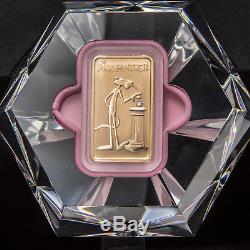 2018 Australia 1 oz Pink Gold Pink Panther Diamond Ingot SKU#167309