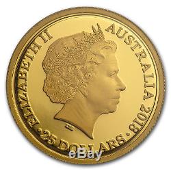 2018 Australia Gold $25 Kangaroo at Sunset