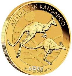 2018 Australian Kangaroo 1oz. 9999 Gold Bullion Coin The Perth Mint
